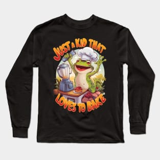 Culinary Frog: Frogtastic Blender Magic Long Sleeve T-Shirt